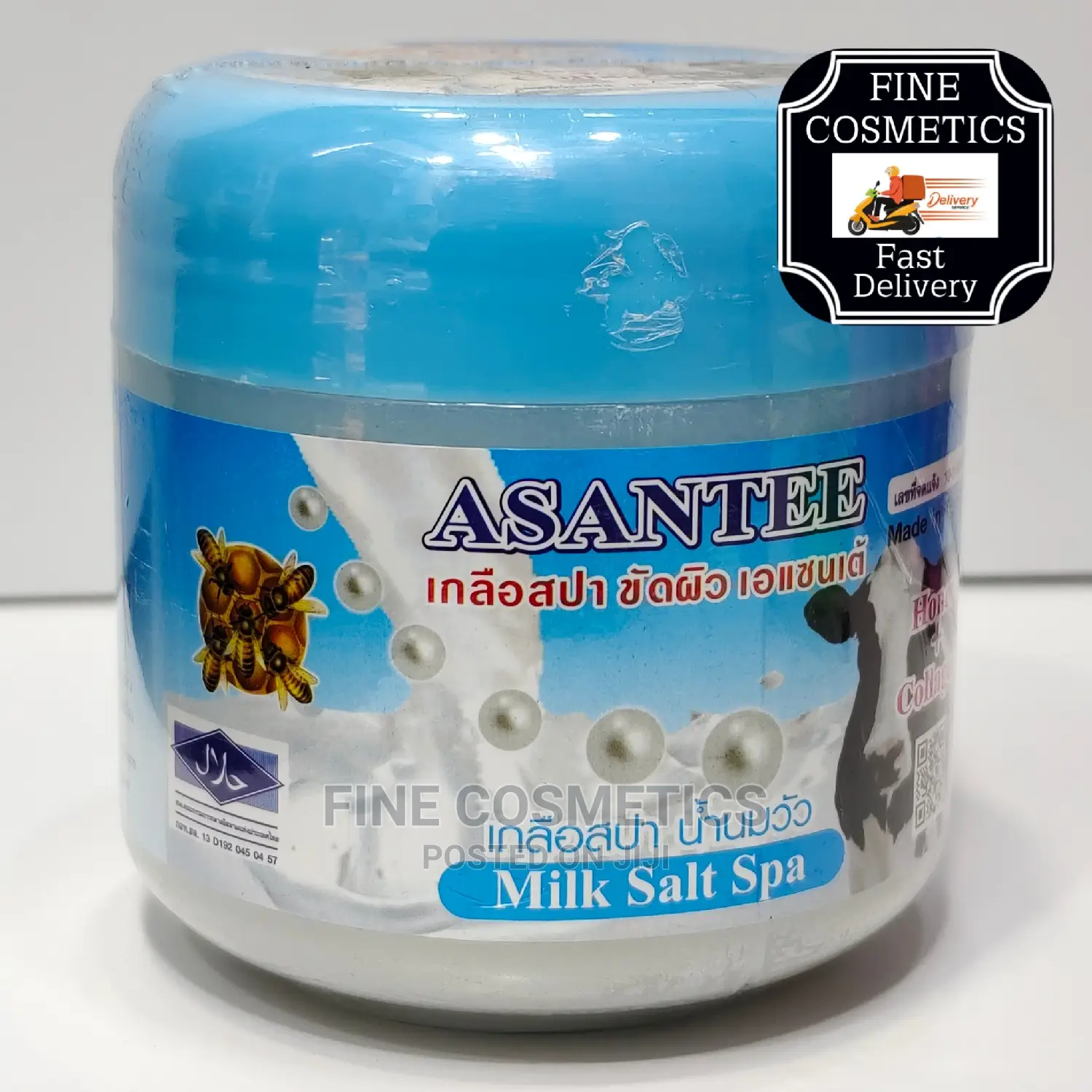 ORIGINAL Asantee Spa Salt Exfoliating Face and Body Scrubs
