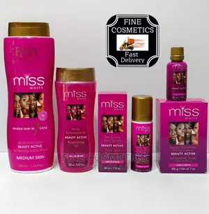 Miss White Full Set of Lotion, Serum, Oil, Tube, Spray and Soap