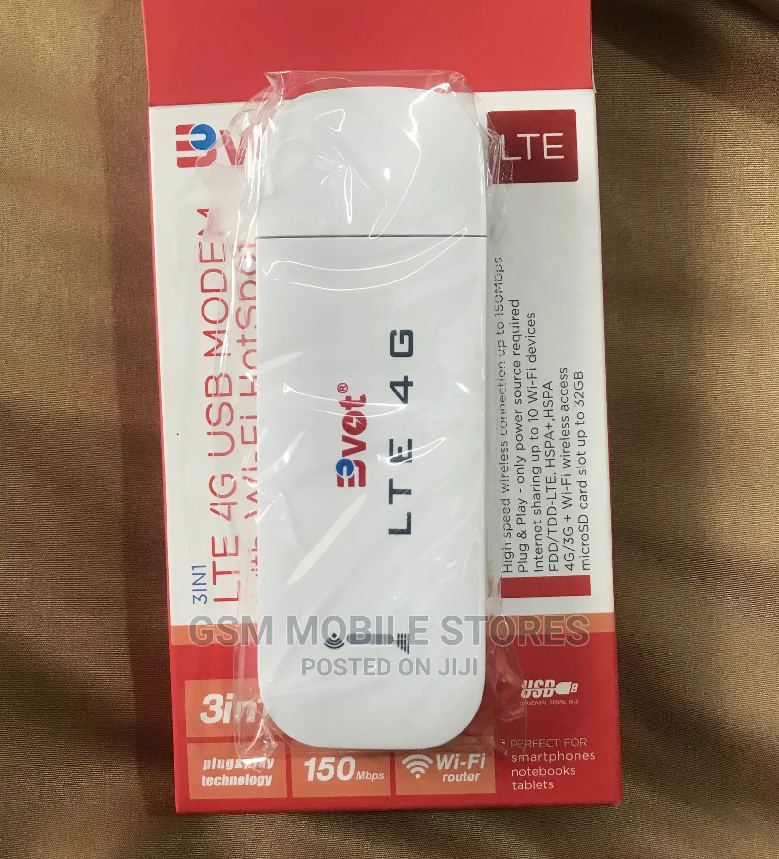 BVOT Universal Portable 4GLTE Modem Wifi