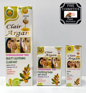 Clair Argan Complete Set of Lotion, Serum and Soap