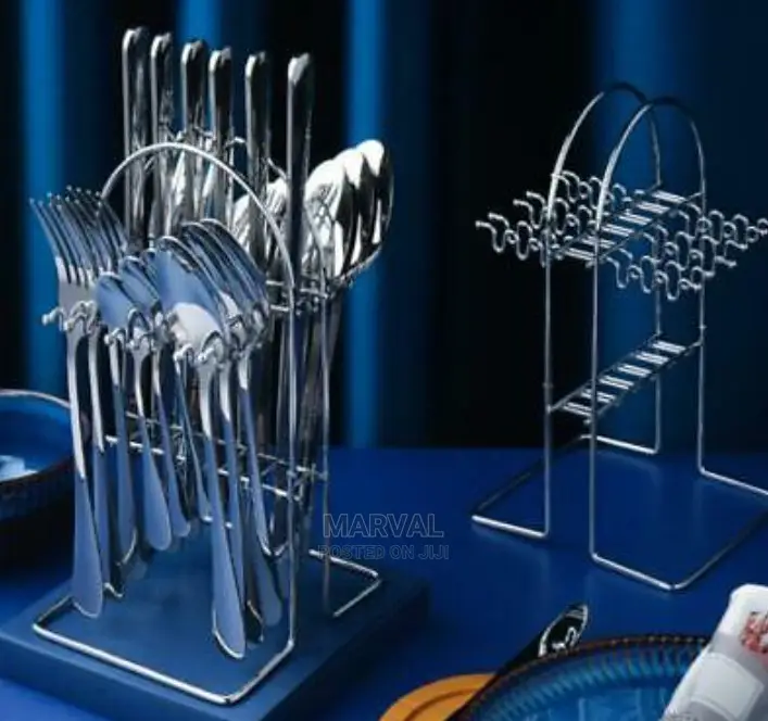 Cutlery Set (24pcs and a Stand)