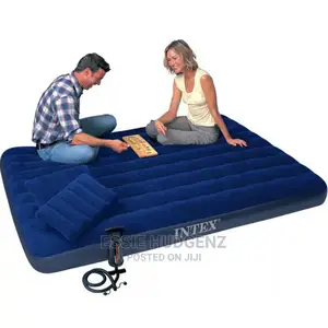 Intex Inflatable Matress With Two Pillows