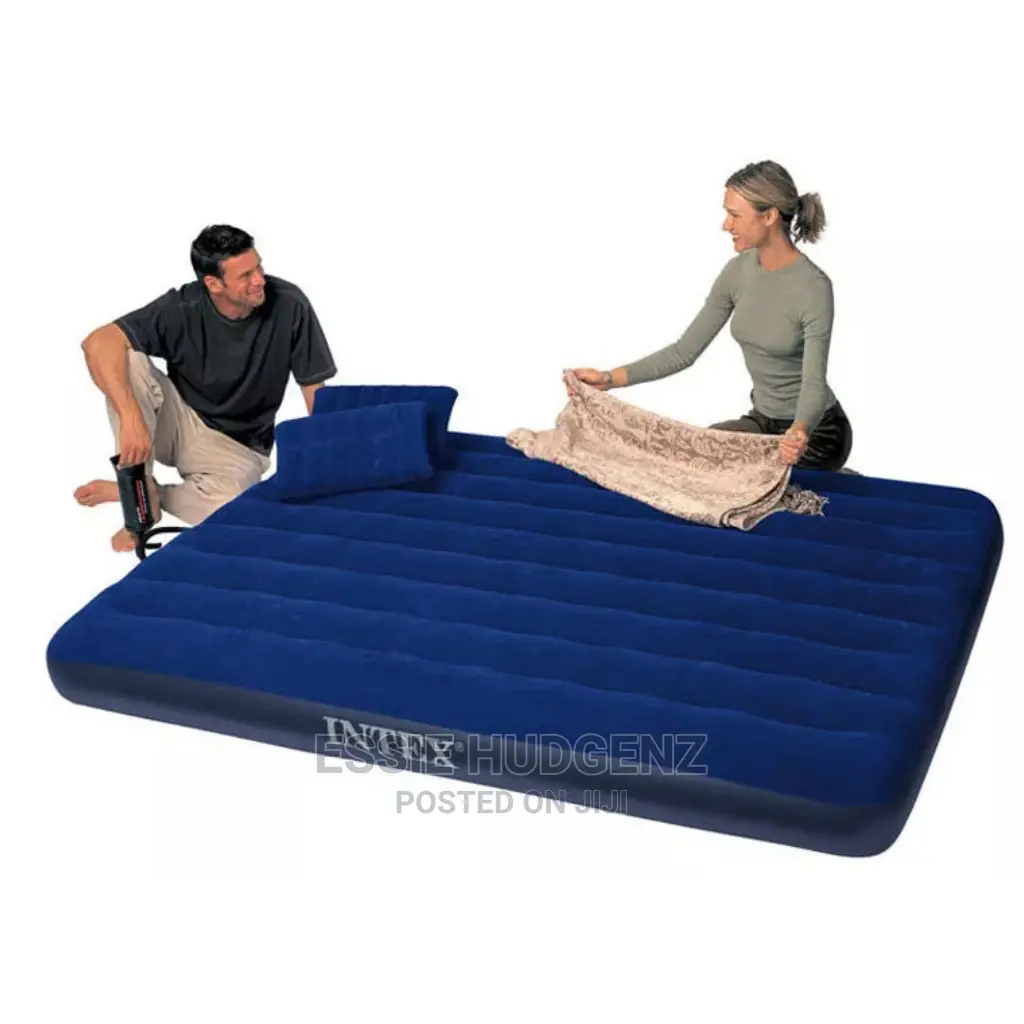 Intex Inflatable Matress With Two Pillows