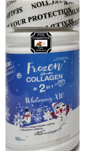 Frozen Collagen Gluta 2 in 1 X10g Skin Brighten Tabs 60