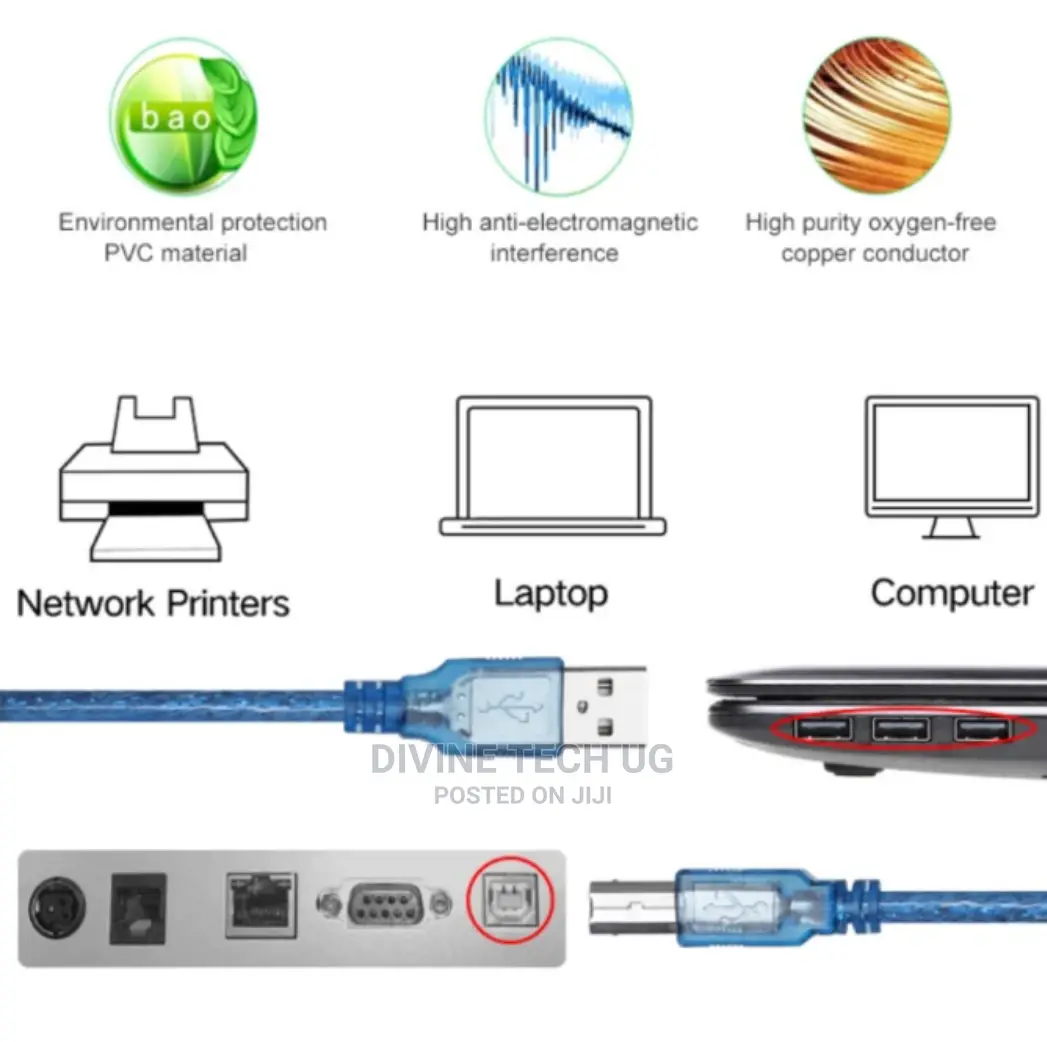 USB ,3m Printer Cable