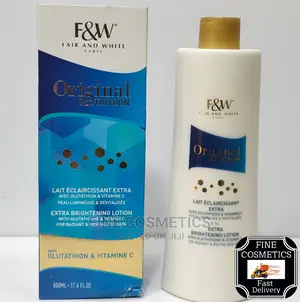 Original FAIR AND WHITE GLUTATHIONE + Vitamin C Lotion 500ml