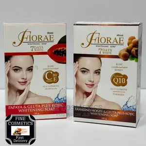 Fiorae Papaya and Gluta Plus Kojic 7 Days Whitening Soap