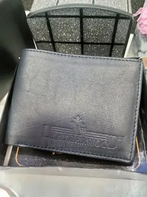 Genuine Leather Wallets Available (Navy Blue)