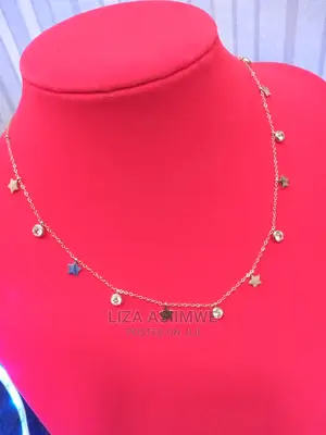 Rose Gold Star Stainless Steel Necklaces For Ladies