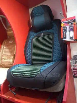 Car Blueish Seat Covers for 5 Seater Cars .