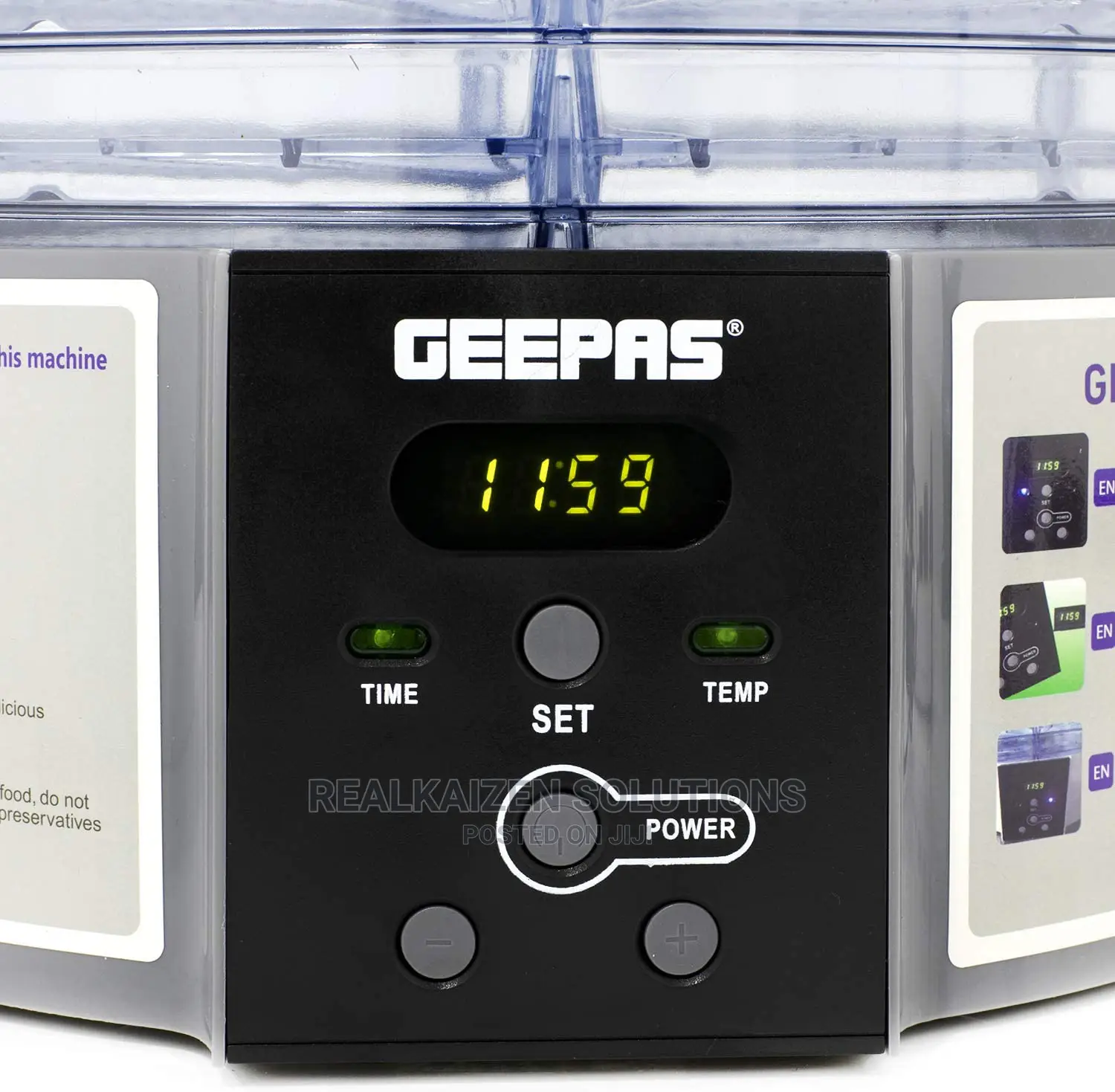 Geepas 5 Dry Layers Digital Food Dehydrator 520W