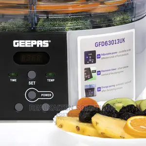 Geepas 5 Dry Layers Digital Food Dehydrator 520W