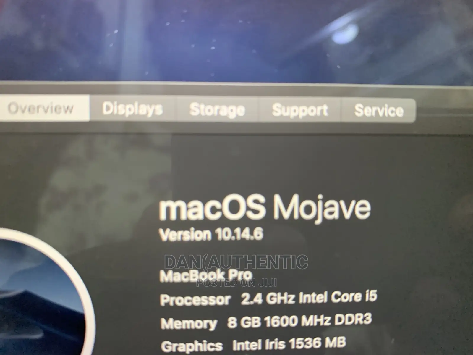 Laptop Apple MacBook Pro 2014 8GB Intel Core I5 SSD 128GB