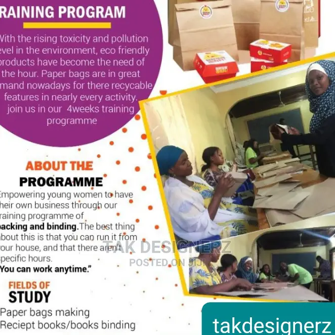 Training Paper Bag Making
