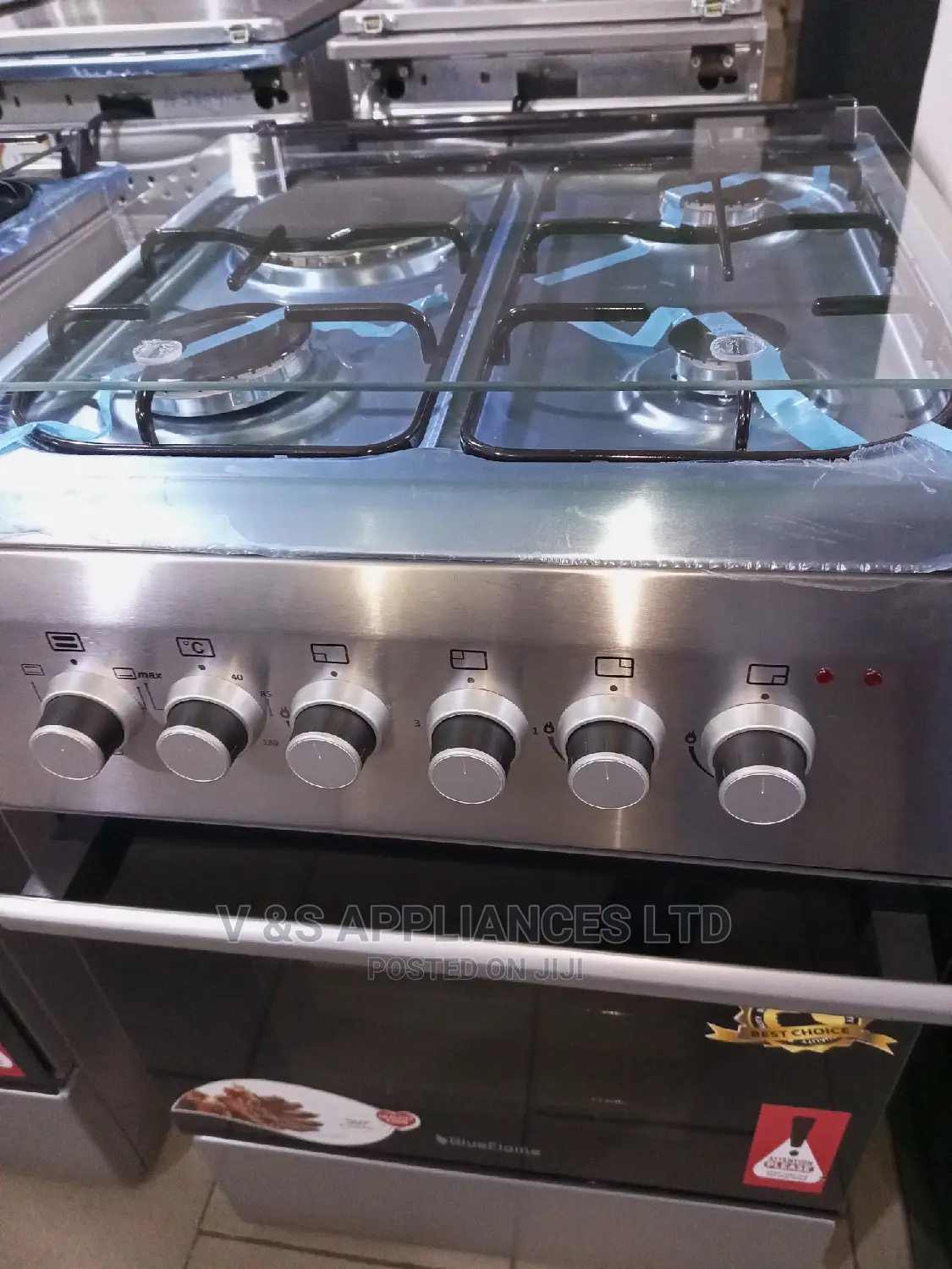 Blue Frame Gas Cooker