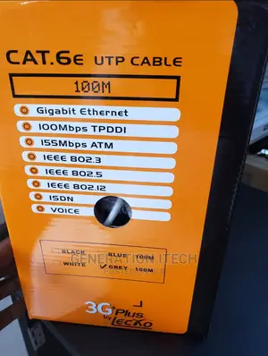 3G+ PLUS by Lecxo Cat 6E Utp Networking Cable 100 Mtr