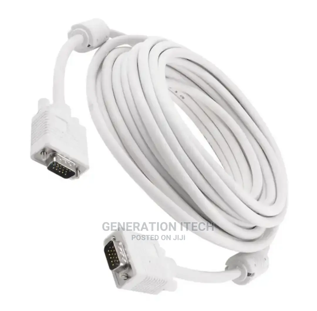 Vga Cable -10 Meters - White
