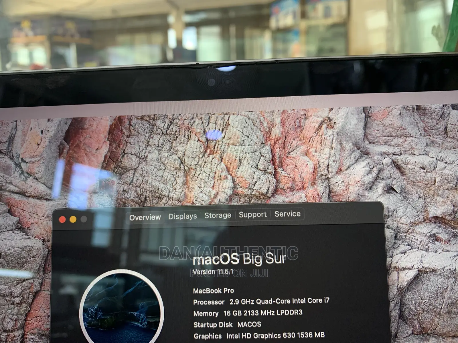 Laptop Apple MacBook Pro 2017 16GB Intel Core i7 SSD 512GB