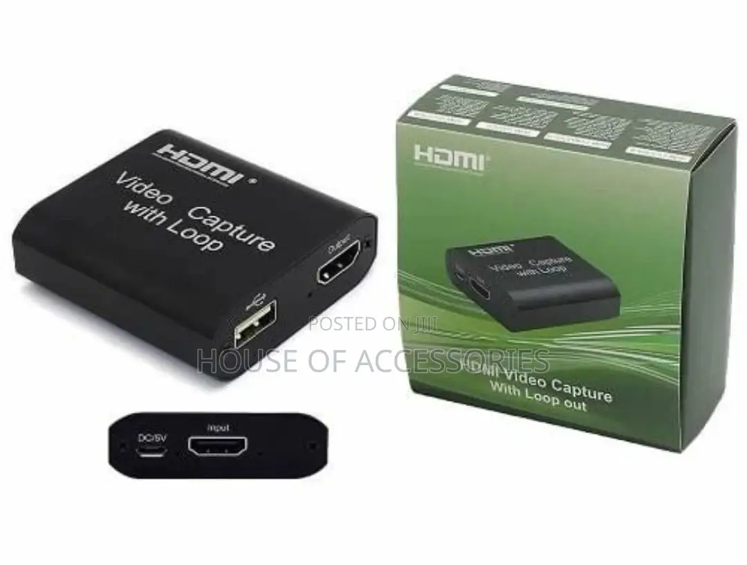 Hdmi Video Capture Card With Loop Out