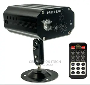L.E.D Mini Party Laser Spot Disco Light With Remote Control