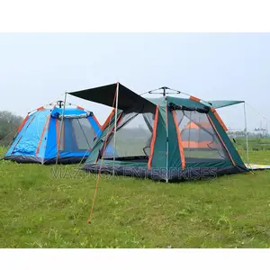 6-8people Well Ventilated Automatic Tent
