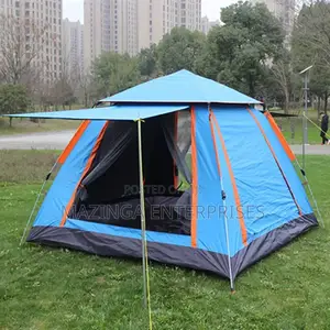 6-8people Well Ventilated Automatic Tent