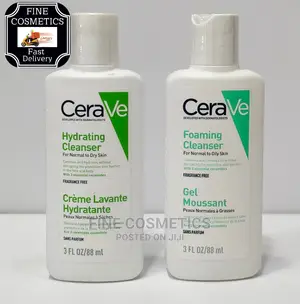 Cerave Hydrating Cleanser and Foaming Gel Moussant Cleanser