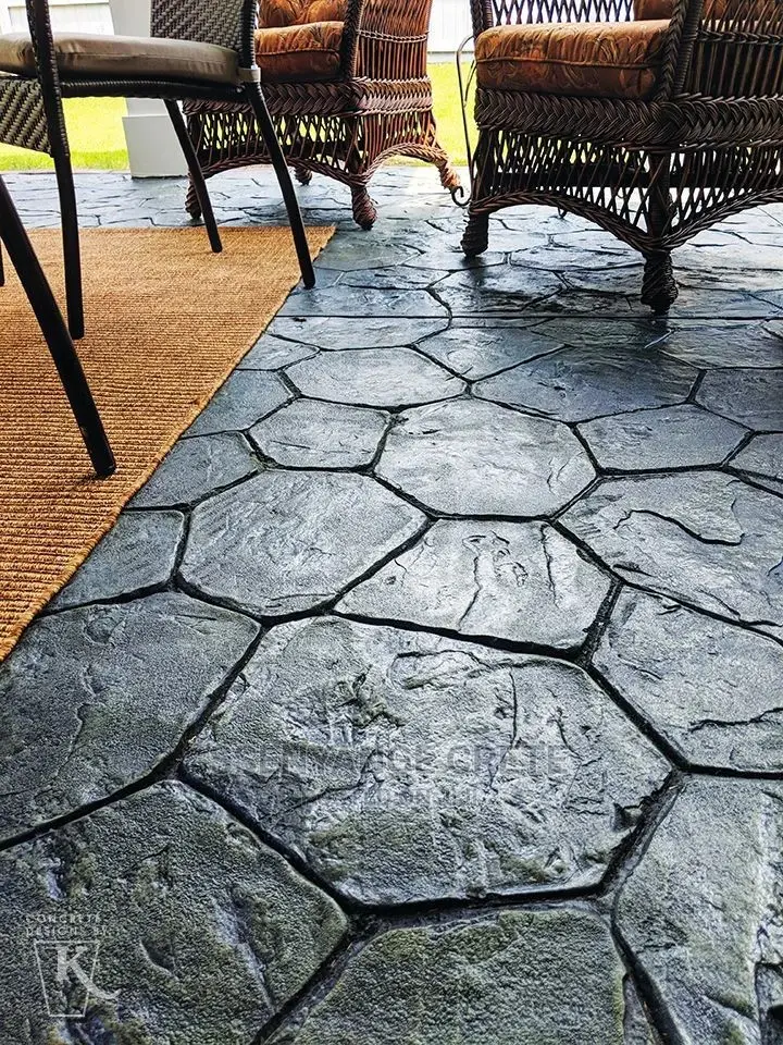 Stamped Concrete (Random Stone)