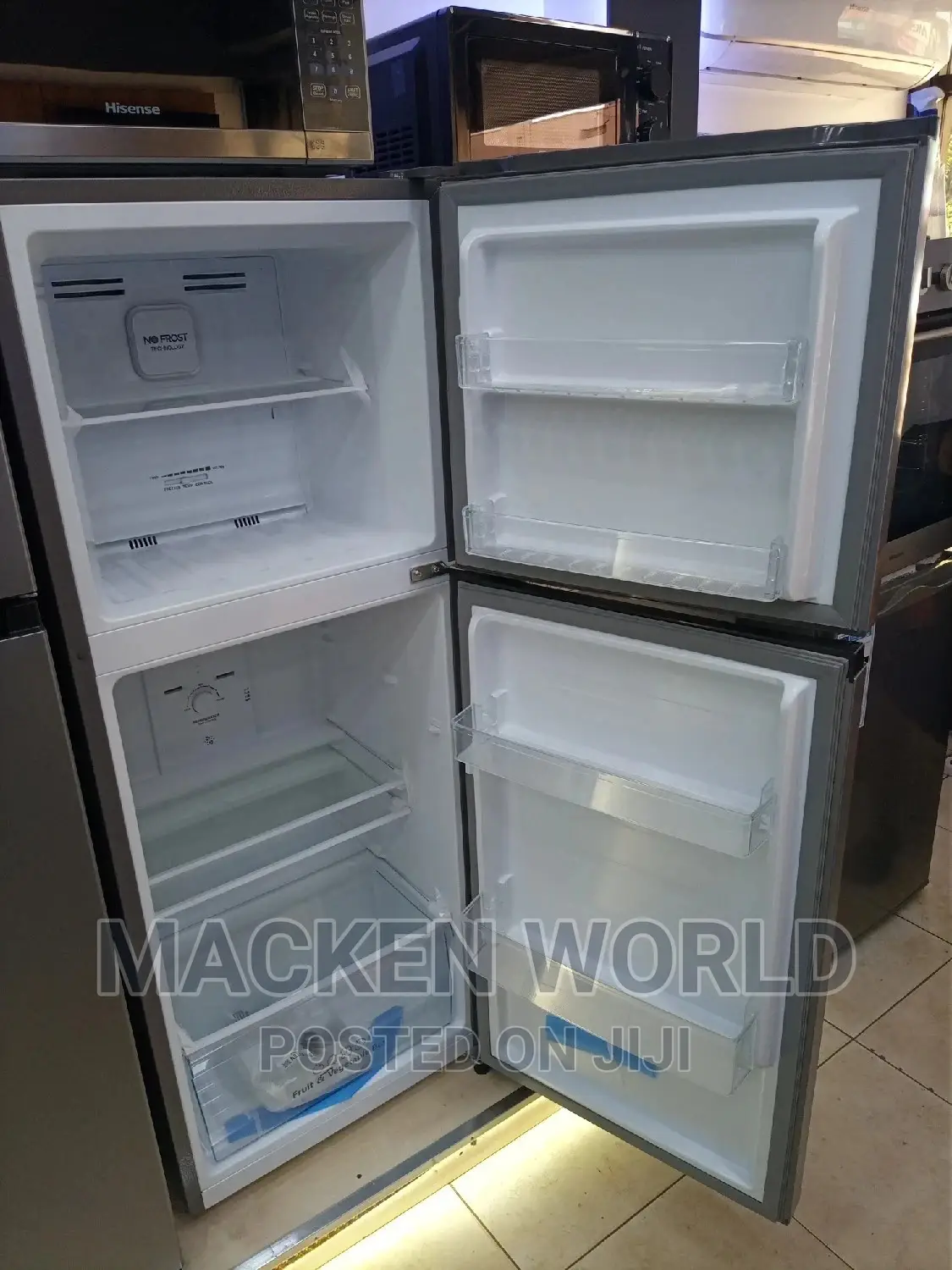 266L Hisense Double Door Fridge