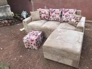 Mini L Cream Sofa