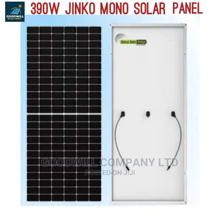 390W Jinko Mono Solar Panels