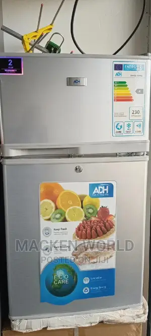 98L ADH Double Door Fridge New