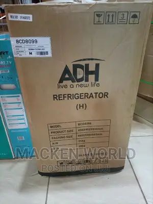 98L ADH Double Door Fridge New