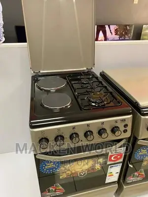 Yes Gas Cooker 2 Electric 2 Gas Burners 50by60