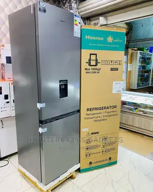 Hisense Fridge Double Door 341litres With Water Dispenser