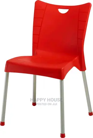 Strong Plastic Chairs With Steel Stands