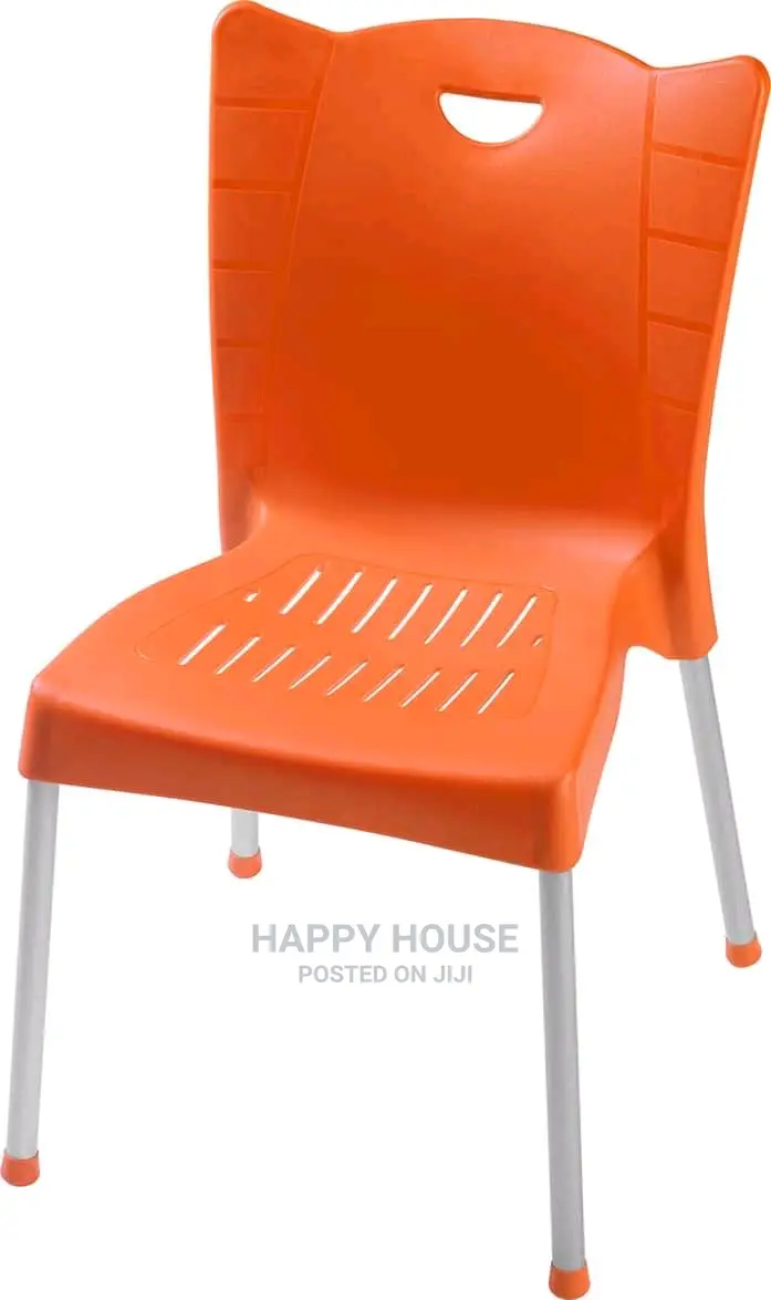 Strong Plastic Chairs With Steel Stands