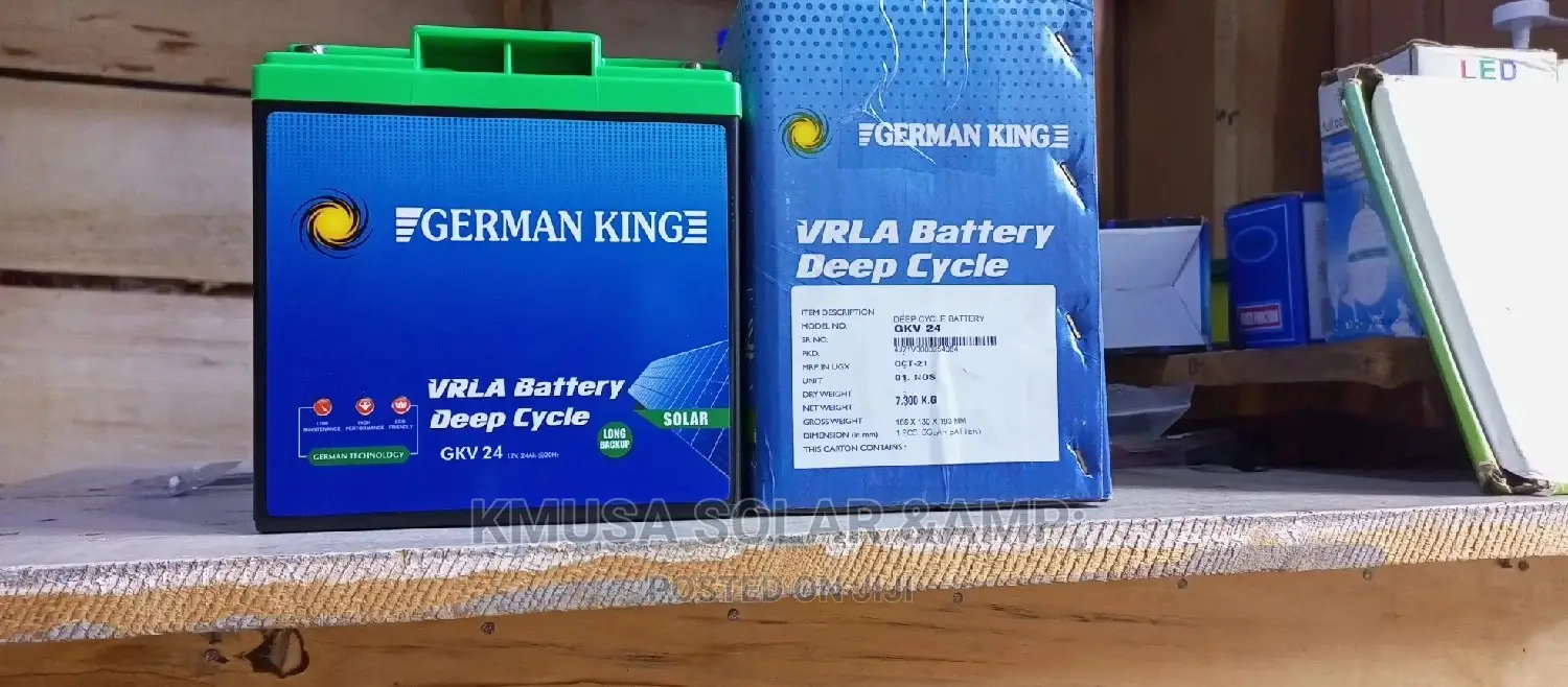 24ah Germany King Solar Battery
