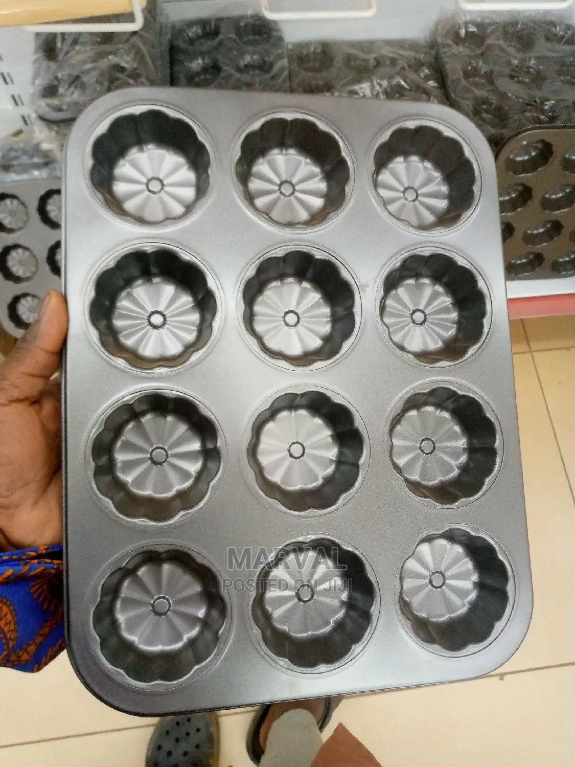 3*4 Cake Baking Trays (3pcs)