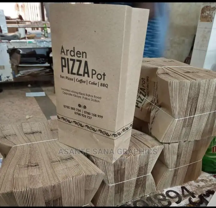 Take Away Packaging Bags For Restaurant And Shops.