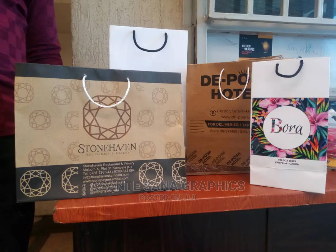 Take Away Packaging Bags For Restaurant And Shops.