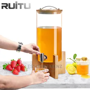 Glass Juice Dispenser 5L
