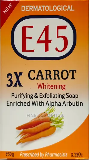 ORIGINAL E45 SOAP 3X Carrot Whitening and Exfoliating Soap