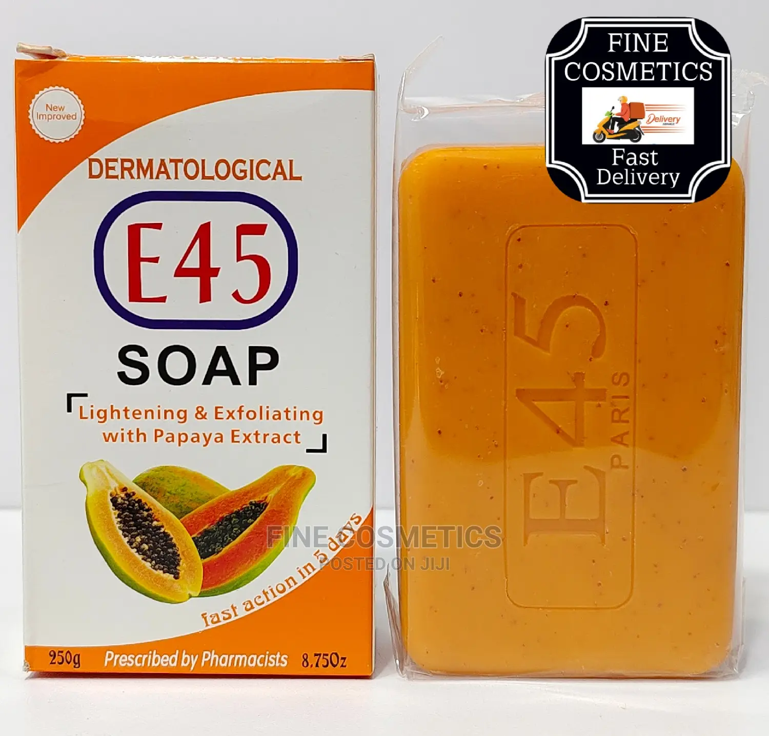 ORIGINAL E45 SOAP Papaya Whitening and Exfoliating Bath Soap