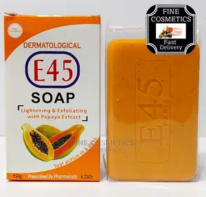 ORIGINAL E45 SOAP Papaya Whitening and Exfoliating Bath Soap