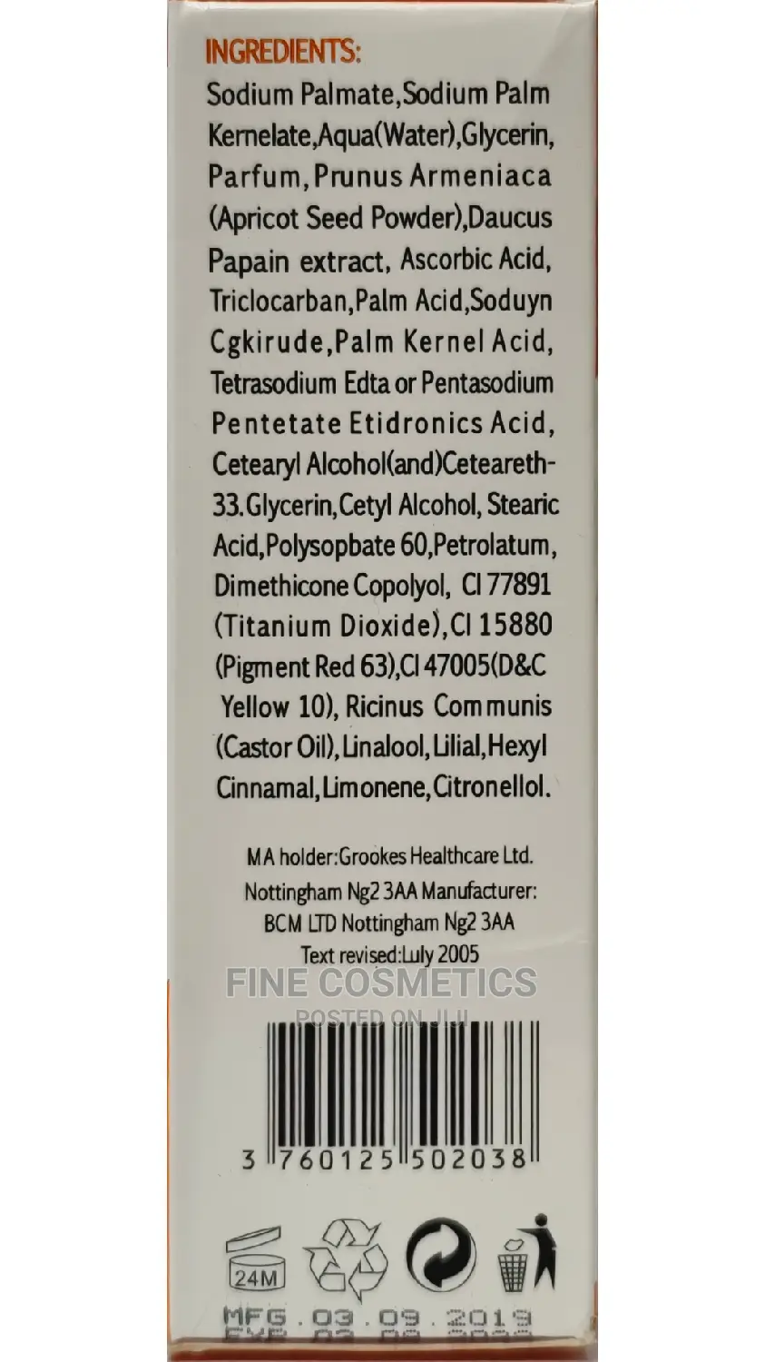 ORIGINAL E45 SOAP Papaya Whitening and Exfoliating Bath Soap