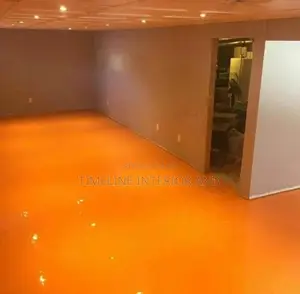 Goldish Epoxy Floor.