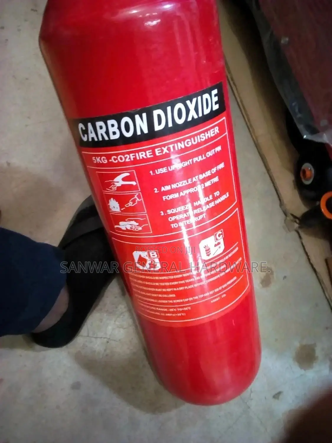 5kg Carbondioxide Extinguishers.
