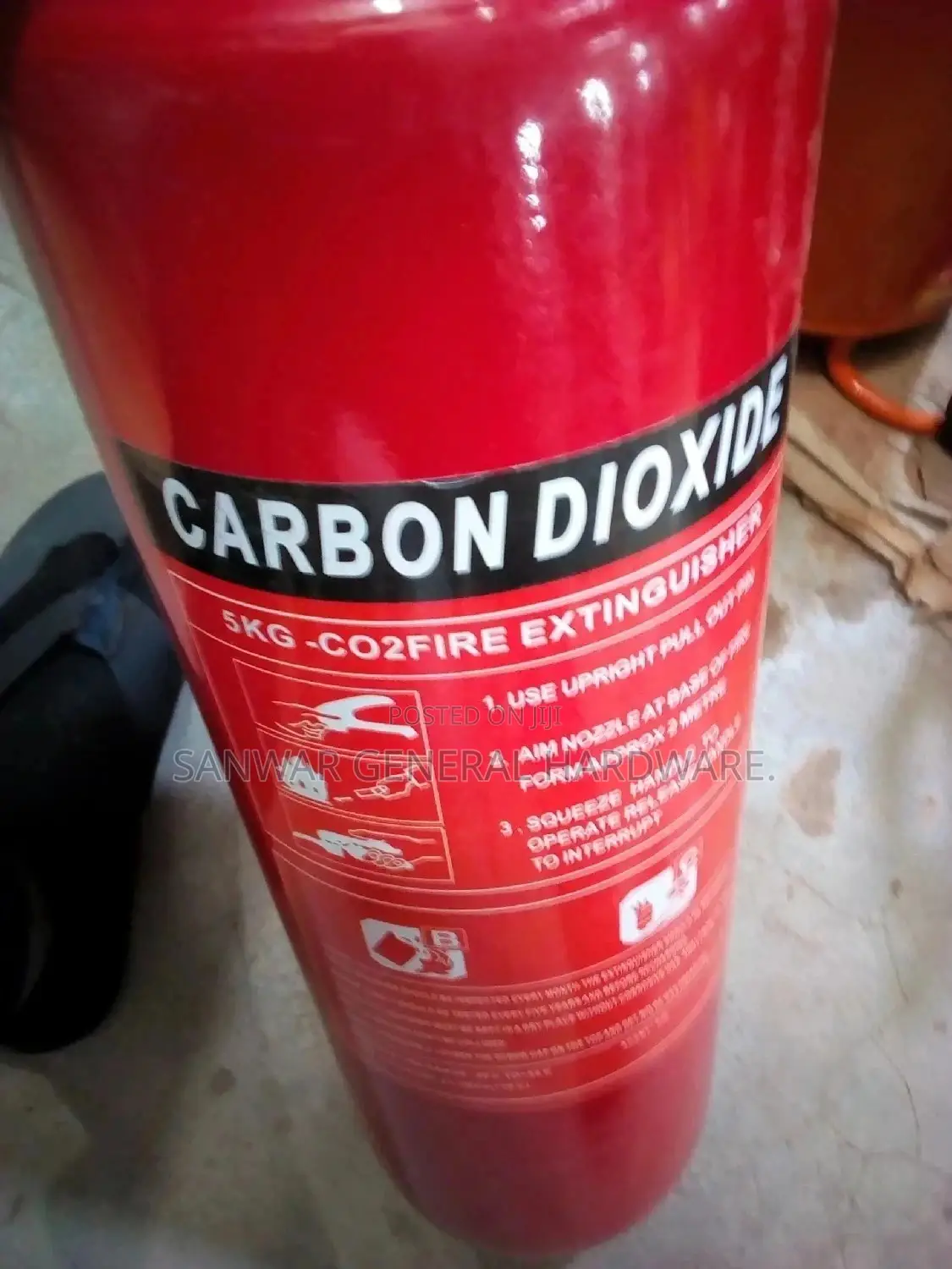 5kg Carbondioxide Extinguishers.