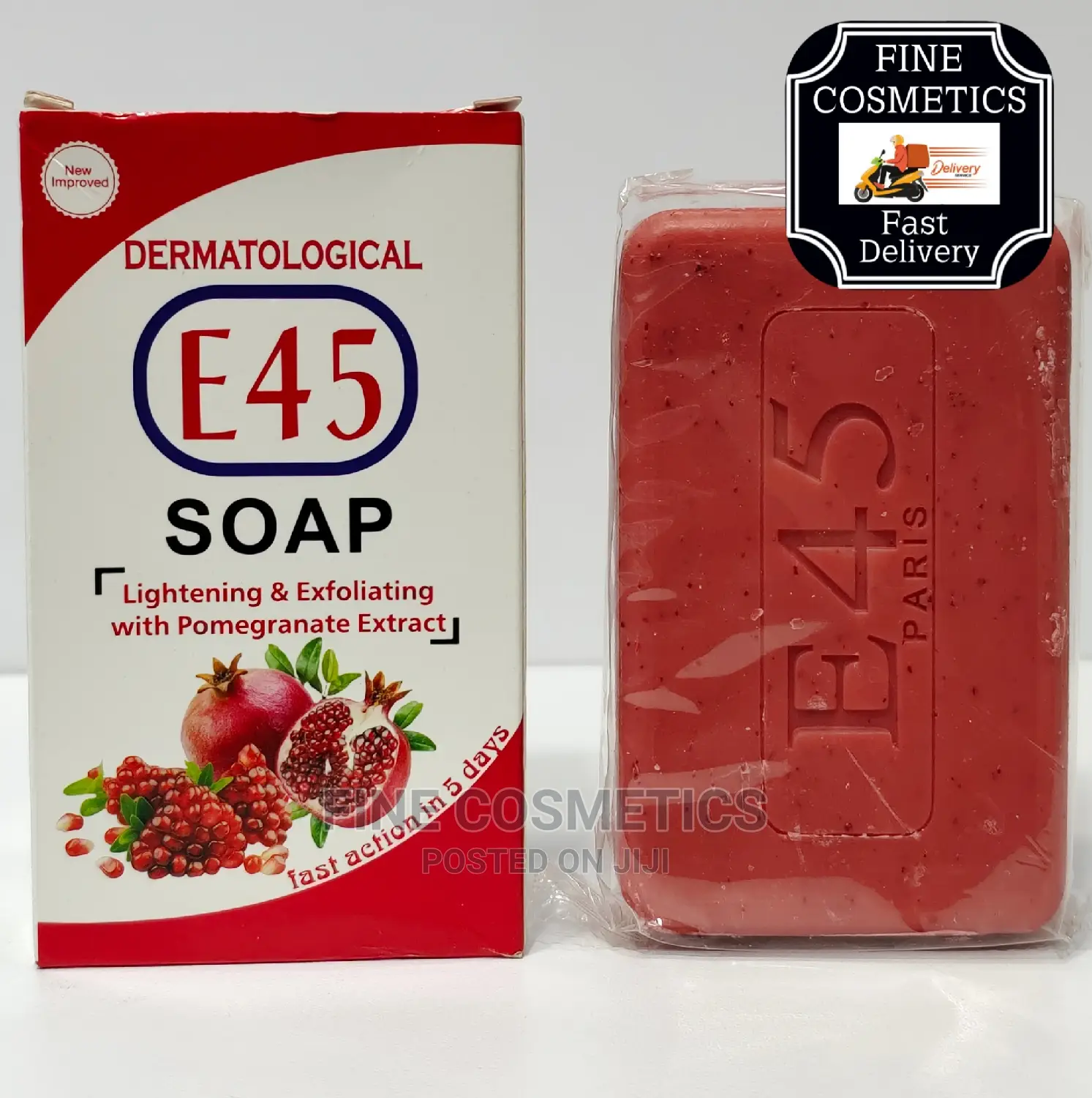 E45 Lightening and Exfoliating Pomegranate Soap